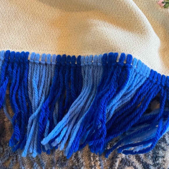 Anthro-inspired VNT Wool peruvian Mid century coverlet - Picture 7 of 8